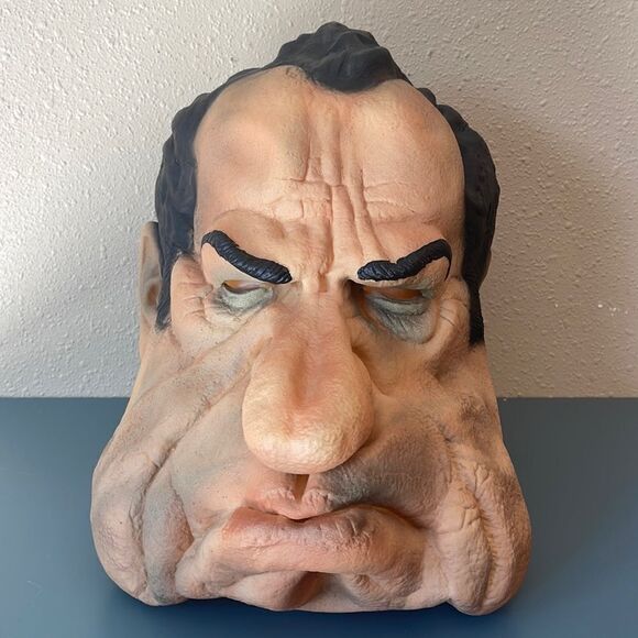 ILLUSIVE CONCEPTS 1996 Vintage Richard Nixon Rubber Mask - Picture 8 of 8